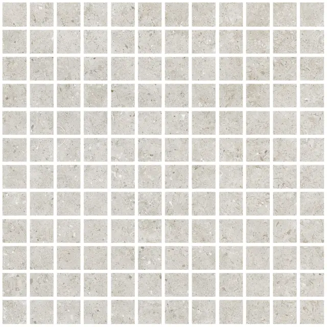 Beren Light Grey Mosaic 25 Natural 30x30