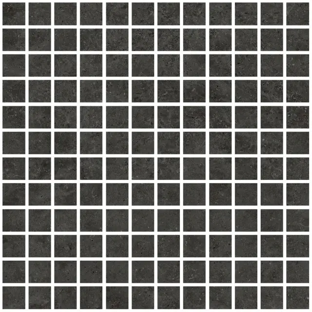 Beren Black Mosaic 25 Natural 30x30