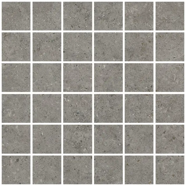 Beren Dark Grey Mosaic 55 Natural 30x30