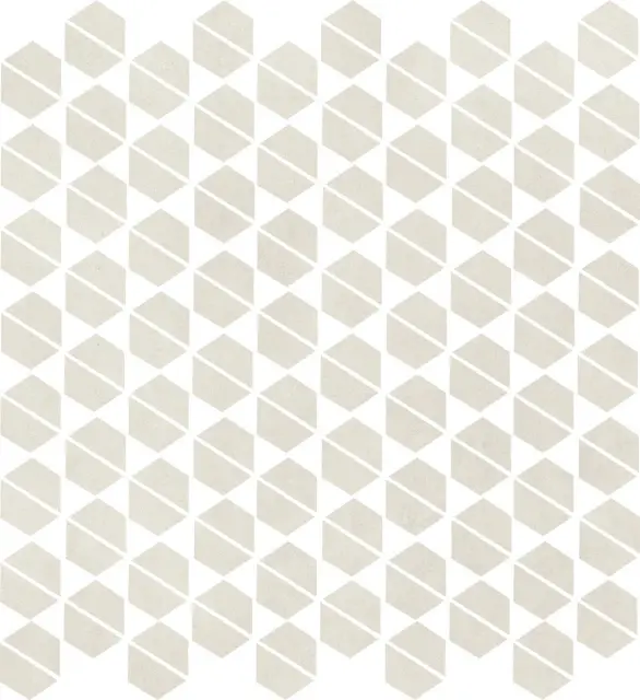 Cava White Mosaic. B. 27.5x29.6