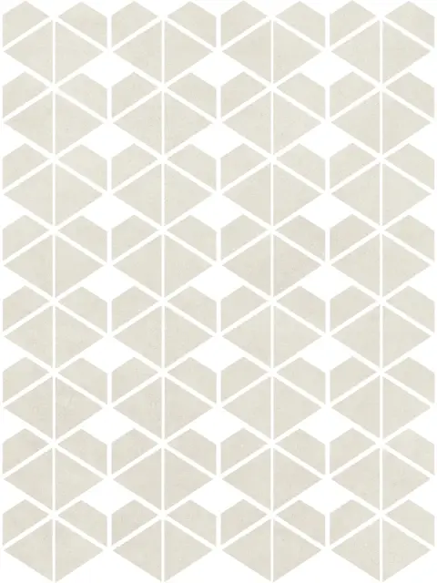 Cava White Mosaic. D. 22.8x27.1