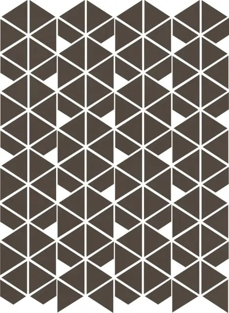 Cava Brown Mosaic. E. 22.8x27.8