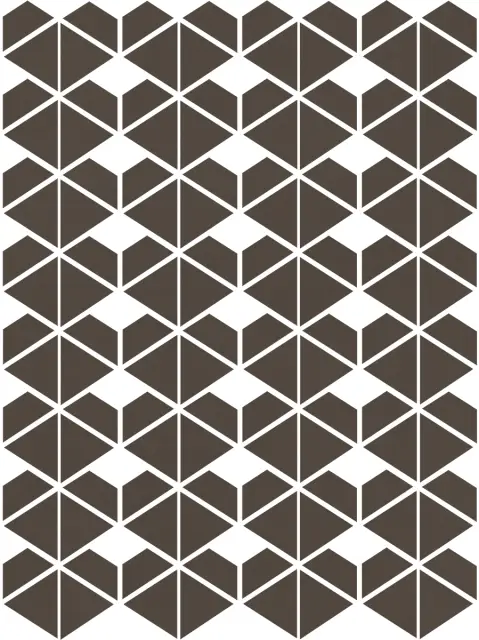 Cava Brown Mosaic. D. 22.8x27.1