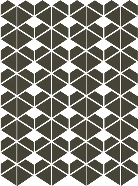 Cava Green Mosaic. D. 22.8x27.1
