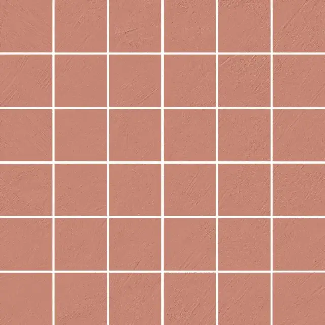 Italon Керамический гранит Surface Мозаика Scarlet 30x30 патинированный 