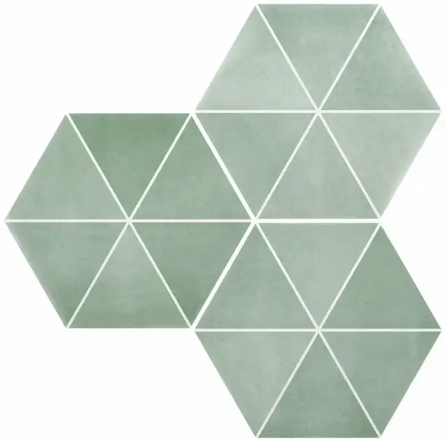 DURSTONE SIX Cementine Керамогранит Capri Aqua 23x27 глазурованный матовый