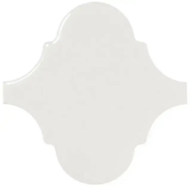 Equipe Scale Настенная керамическая плитка Alhambra White 12x12 глазурованный глянцевый