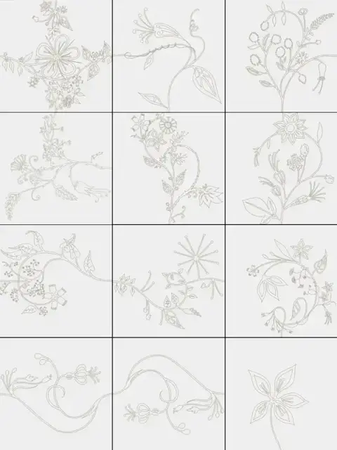 Bardelli Primavera Декор Platinum 40x120 глазурованный глянцевый