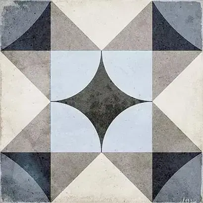 Equipe Art Noveau Керамогранит Palais Blue 20x20 натуральный