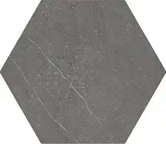 Petra Hexagon Charcoal