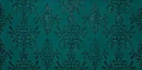 Petroleum Green Damask