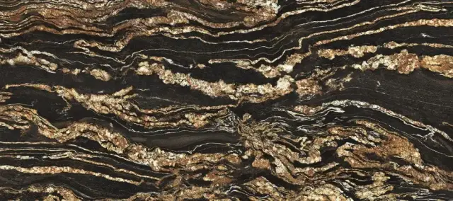 TERZADIMENSIONE BELVEDERE BLACK POLISHED 120х280x0.6