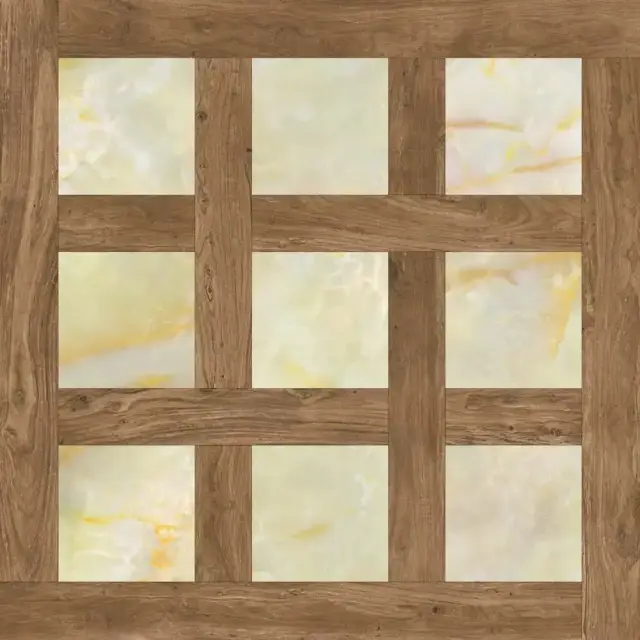 APAVISA ONICE AMBAR DECOR PULIDO 89.46х89.46 G-1456