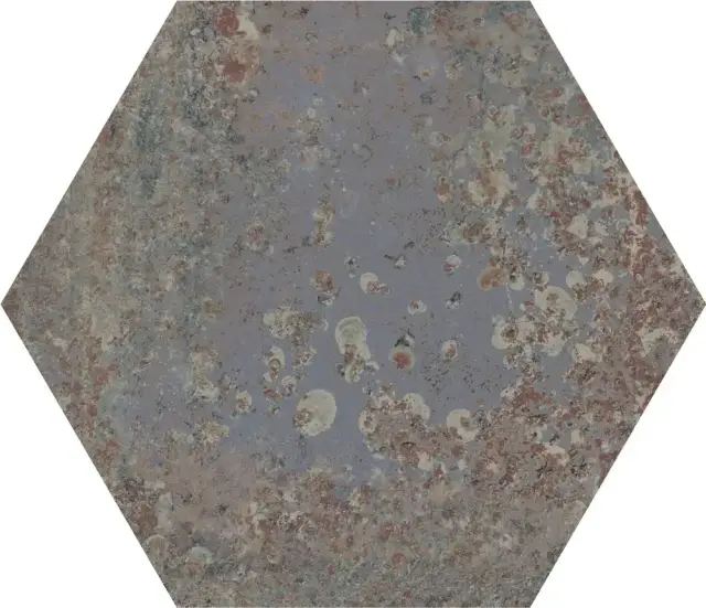 APAVISA RUST TITANIUM NATURAL HEXAGON 25х29 G-7230