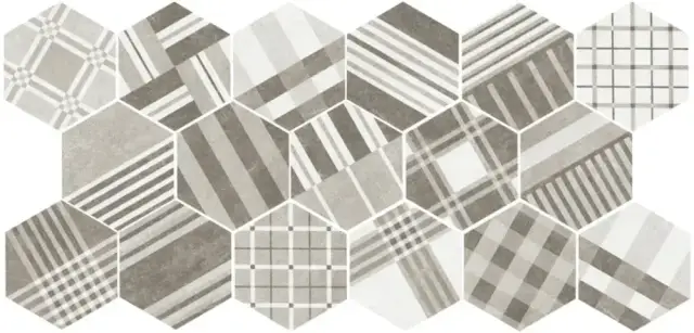 EQUIPE HEXATILE CEMENT GEO GREY 17.5х20 EQ-10D