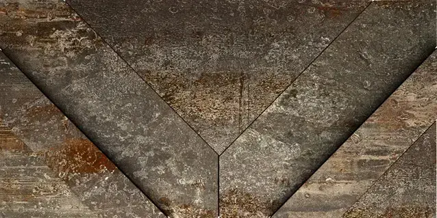 APAVISA CAST IRON OXIDUM NATURAL DECOR RAMP 29.75*59.55 G-1822