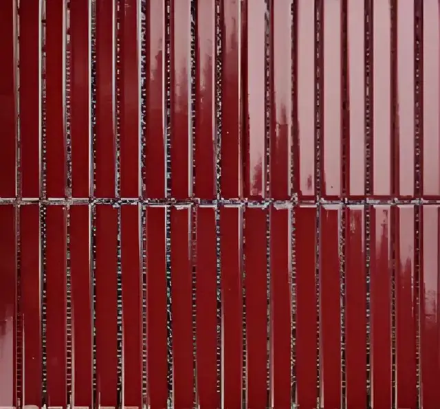 Mosaic 1.5х14.5 Y15F736 Красный глянцевый 29.4х31.3