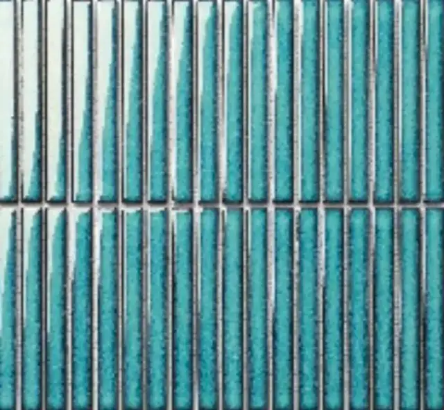 Mosaic 1.5х14.5 Y15FW28 Голубой глянцевый 29.4х31.3