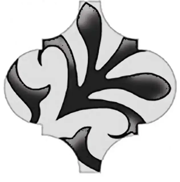 Декор Арабески глянцевый орнамент|6.5x6.5