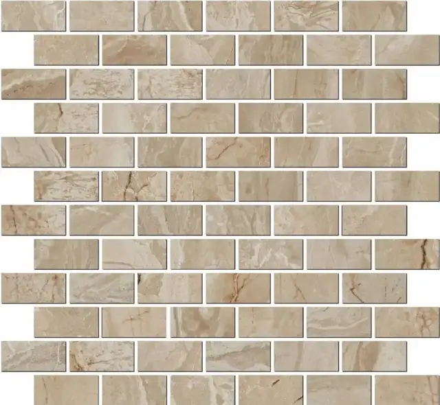 Декор Эвора мозаичный бежевый глянцевый |32х30