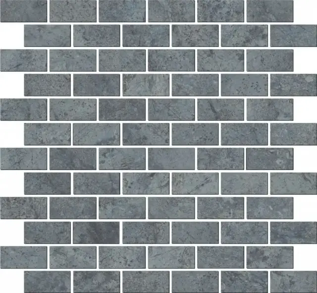 Декор Эвора мозаичный синий светлый глянцевый |32х30