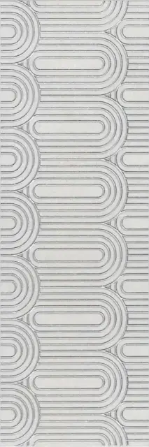 Декор Безана серый светлый обрезной |25x75