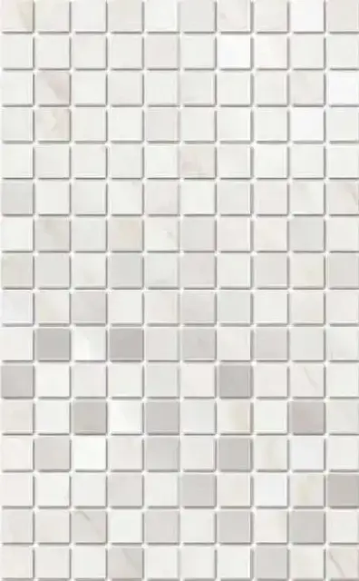 Декор Гран Пале белый мозаичный |25x40