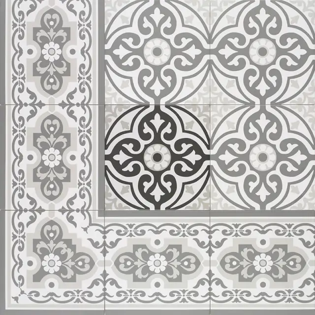 Normandy White Centro 20x20