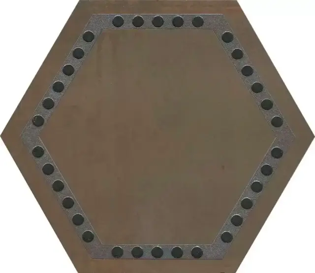 Декор Раваль C10 коричневый ХХ|29x33,4