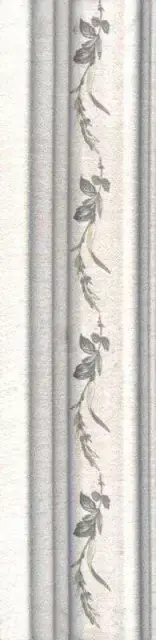 Багет Кантри Шик белый декорированный|5x20 ZZ