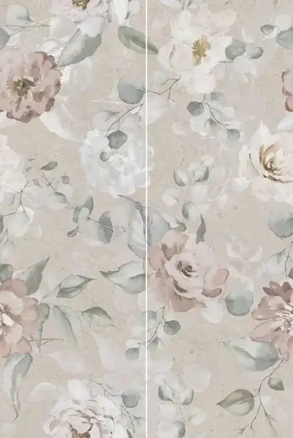 Панно Риккарди 1 серый светлый матовый обрезной 80x120