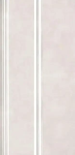 Плинтус Сад Моне белый обрезной  | 15x30