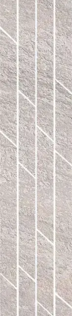 Бордюр Гренель серый мозаичный|9.8x46.5