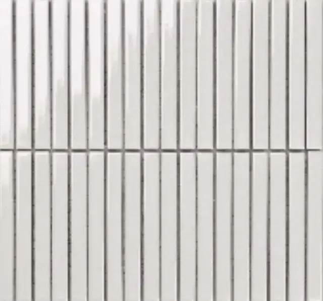 Mosaic 1.5х14.5 Y15F701 Белый глянцевый 29.4х31.3