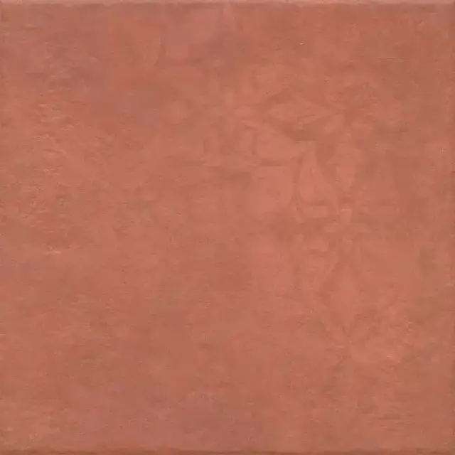 Хадду красный матовый декорированный 40,2x40,2x0,8