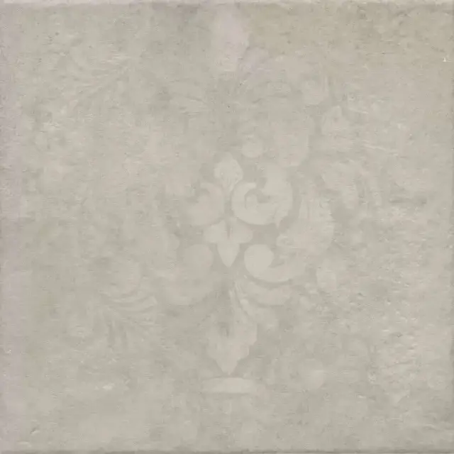 Хадду серый светлый матовый декорированный 40,2x40,2x0,8