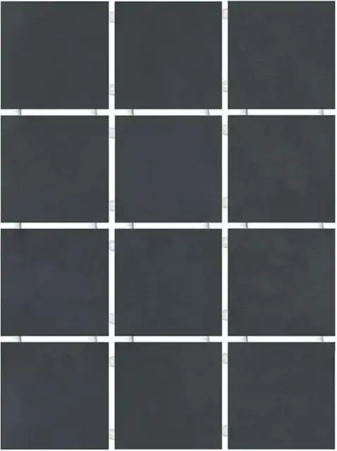 Амальфи черный 12 частей (полотно 29.8х39.8) KL |9.8х9.8