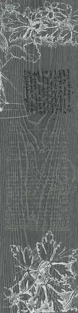 Декор Абете серый тёмный обрезной |20x80