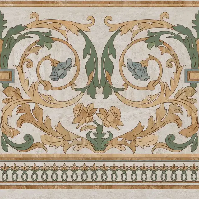 Декор Эвора продолжение угла глянцевый |60х60