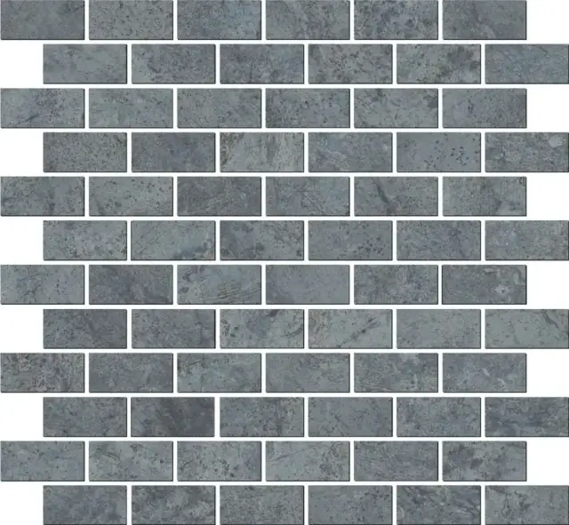 Декор Эвора мозаичный синий светлый глянцевый |32х30