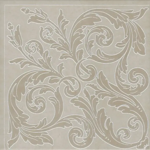 Декор Монсанту бежевый светлый 40,2х40,2