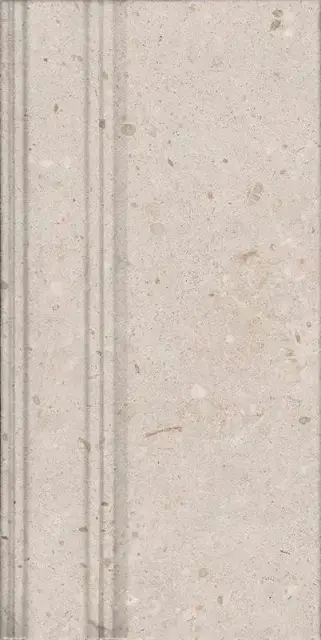 Плинтус Риккарди бежевый матовый обрезной 20x40