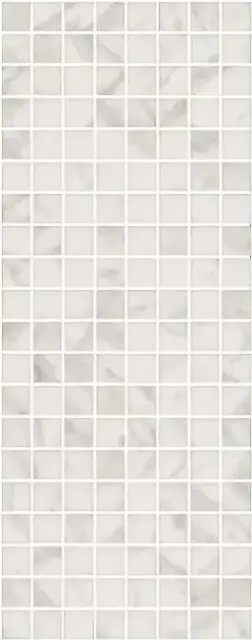 Декор Алькала белый мозаичный XX |20x50