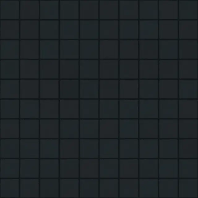 B&W Marble Black Hglossy Mosaico 3x3 30x30