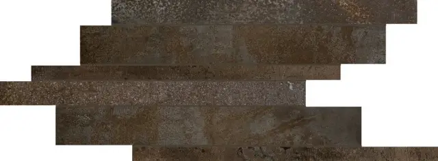 Flowtech Aged Bronz Nat. Listello Sfalsato 21x40