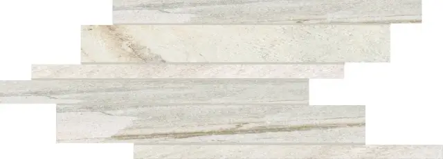 Walks 1.0 White Modulo Listello Sfalstato Soft 21x40