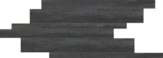 Walks 1.0 Black Modulo Listello Sfalstato Soft 21x40