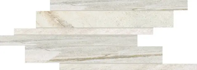 Walks 1.0 White Modulo Listello Sfalstato 21x40