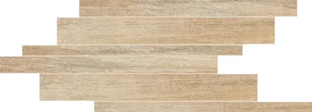 Walks 1.0 Beige Modulo Listello Sfalstato 21x40