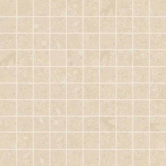 Elemental Stone Cream Limestone3x3 Mos Lucido 30x30